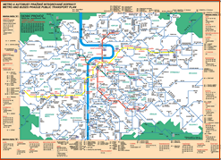Mappa Trasporti Praga